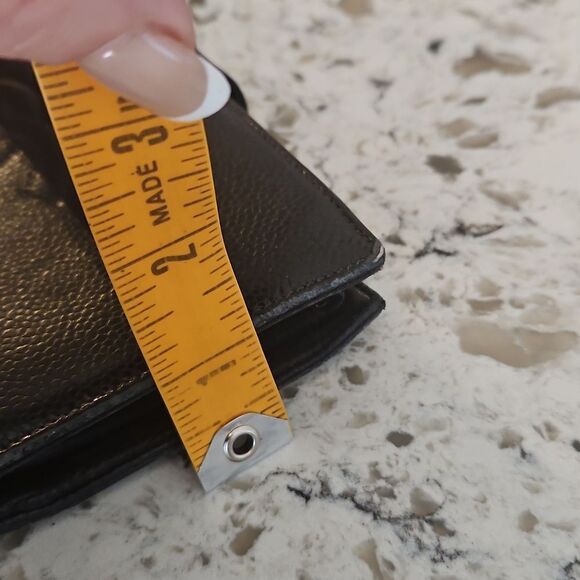 Chanel Caviar Timeless CC Black Leather Wallet with Kisslock Closure - Picture 17 of 17